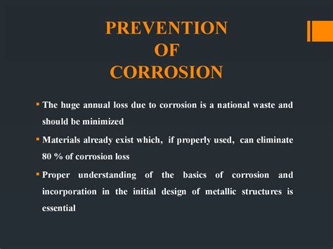 Prevention Of Corrosion Online Presentation