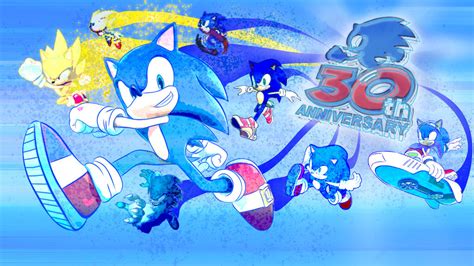 Sonic 30th Anniversary Wallpaper