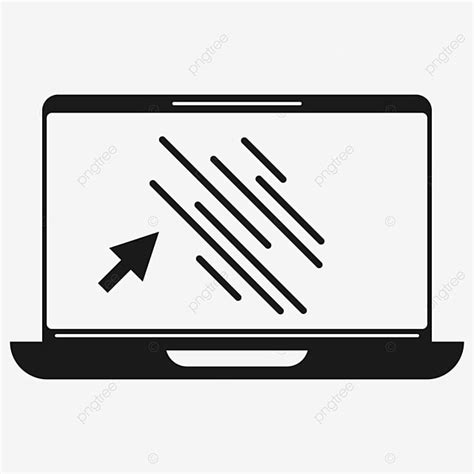 Black Man Laptop Vector Hd PNG Images, Black Laptop Icon, Black, Laptop ...