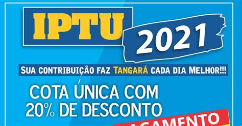 Conhe A Tangar Da Serra Contribuinte Pode Pagar Iptu De