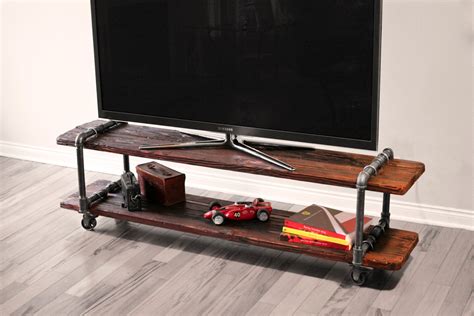 Vintage Industrial Tv Stand Home Inspiration