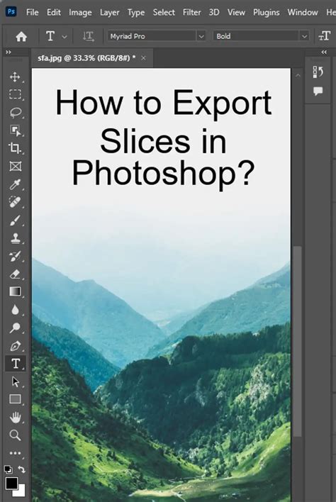 How To Export Slices In Photoshop With Pictures