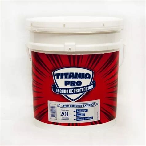 Titanio Pro Colorin Latex Antihongo Lavable Int Ext X L