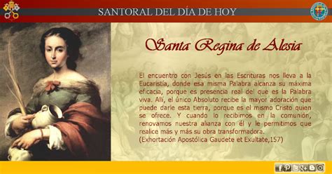 MISIONEROS DE LA PALABRA DIVINA SANTORAL SANTA REGINA DE ALESIA