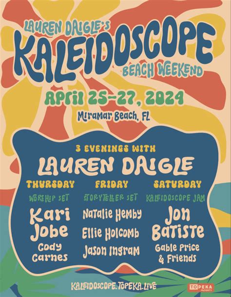 Lauren Daigle's Kaleidoscope Beach Weekend - 30A