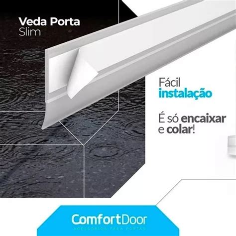 Veda Porta Adesivo Slim Transparente Cm Comfortdoor Madexata