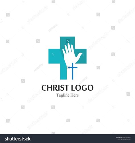 Christ Logo Template Design Vector Creative Stock Vector (Royalty Free ...