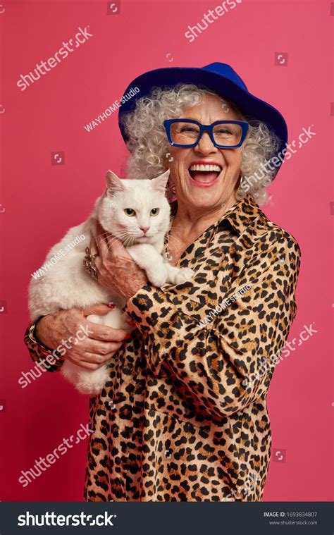 Old Lady With Cat Photos, Images & Pictures | Shutterstock