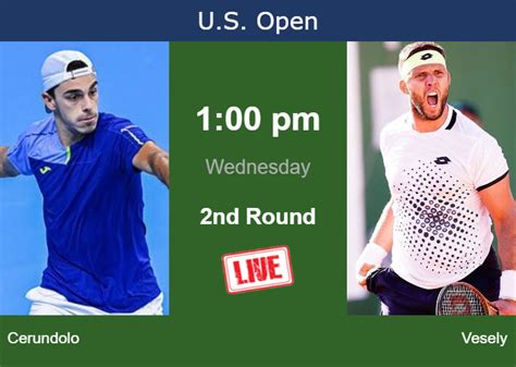 How To Watch Cerundolo Vs Vesely On Live Streaming At The U S Open On