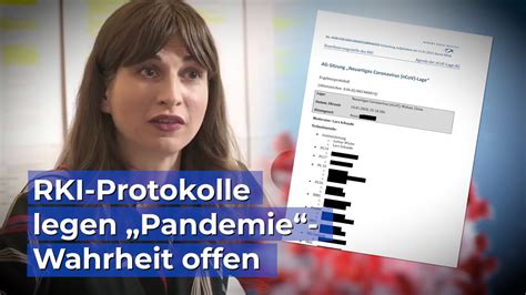 Rki Protokolle Legen Pandemie Wahrheit Offen Youtube