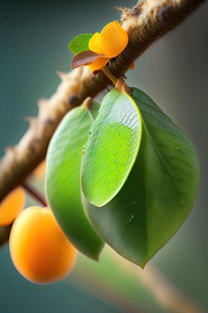 Premium Ai Image Green Mold On Apricots