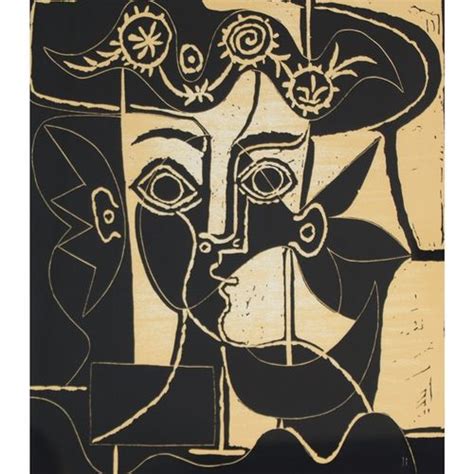 Pablo Picasso 1881 1973 Nach Großer Kopf Einer Frau Mit Einem