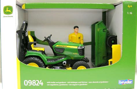 1/16 BRUDER TOY JOHN DEERE RIDING LAWN MOWER X949