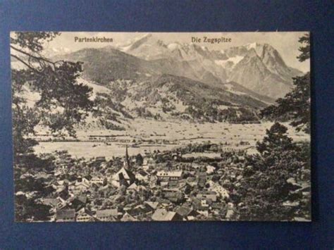 Historische Postkarte Garmisch Partenkirchen Zugspitze Nicht