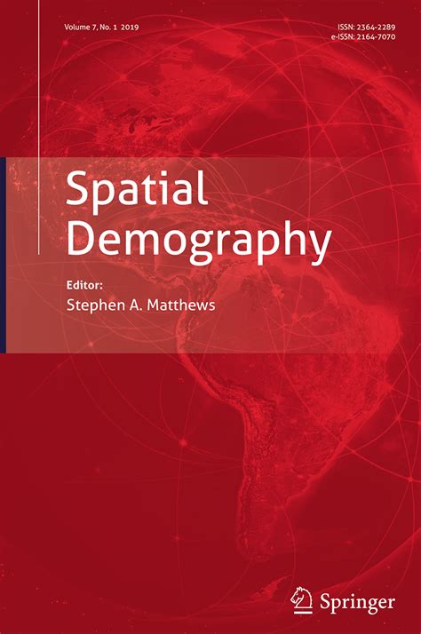 Introduction To Spatial Econometrics Spatial Demography