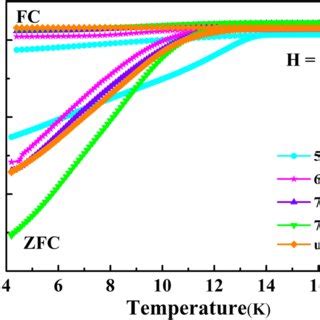 Magnetic Moments Versus Temperature Curves Under Zero Field Cooled