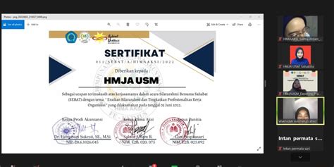 Hmja Melakukan Studi Banding Ke Hima Aksi Unimus Kemahasiswaan Usm