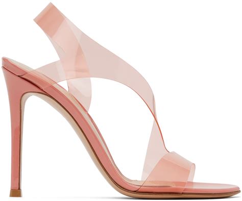 Sandales Talon Aiguille Metropolis Roses Gianvito Rossi En Solde