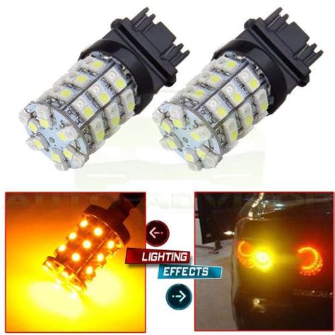 Find 2x 3157 3357 High Power Switchback Turn Signal Light Dual Color