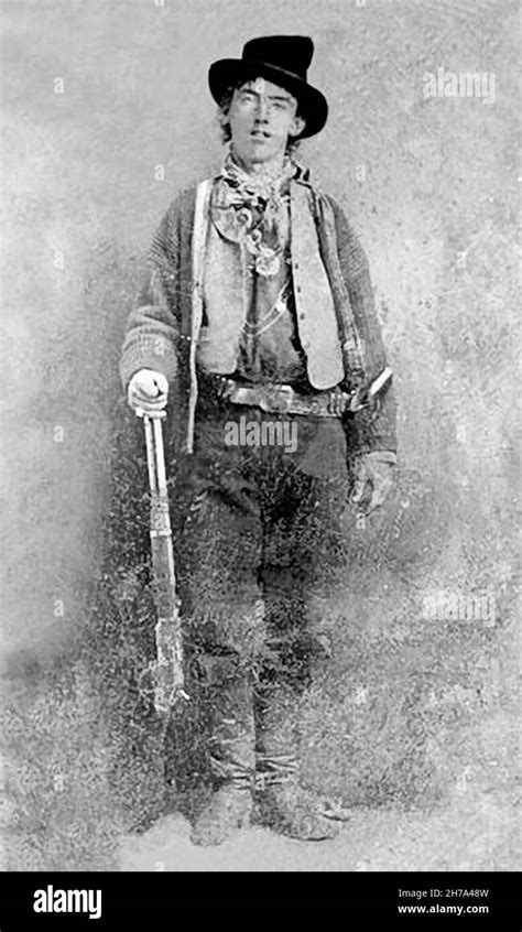 Billy the Kid - Vintage photograph from the Old West - circa 1880 Stock Photo - Alamy