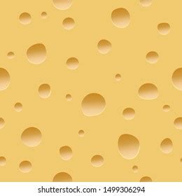 Vector Realistic Cheese Background Texture Cheese Stock Vector Royalty