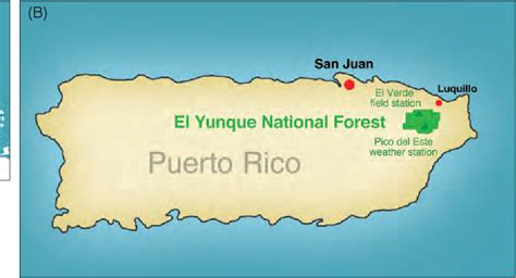 El Yunque National Forest Map