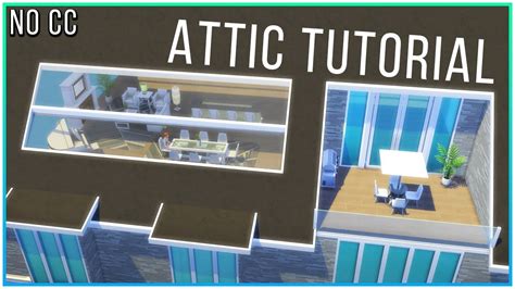 Sims Tutorial Functional Attic Roof Windows Kate Emerald Youtube