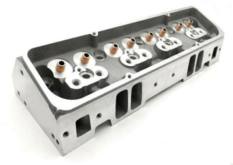 Angle Plugs Small Block Chevy Cylinder Head Sbc Aluminum Bare Sb 327 350 383 V8 Ebay