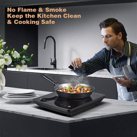 Buy Sunmaki Induction Cooktop Induction Hot Plate With LED Display 1800W Countertop Burner