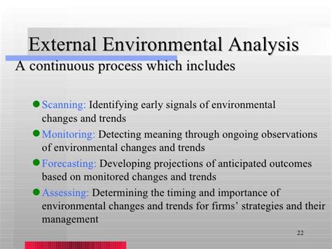 External Environmental Analysis Strategic Decision Making