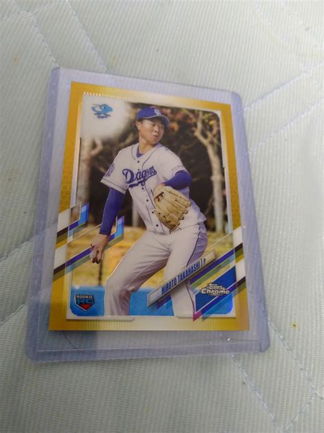 Topps Npb Chrome Base Gold Refractor Rc