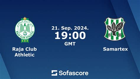 Raja Club Athletic Vs Samartex Live Score H H And Lineups Sofascore