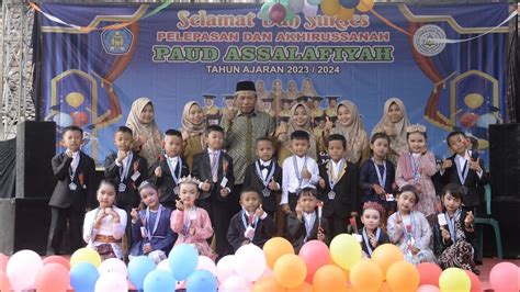 Prosesi Pelepasan Siswa Siswi Paud Assalafiyah Tahun Ajaran