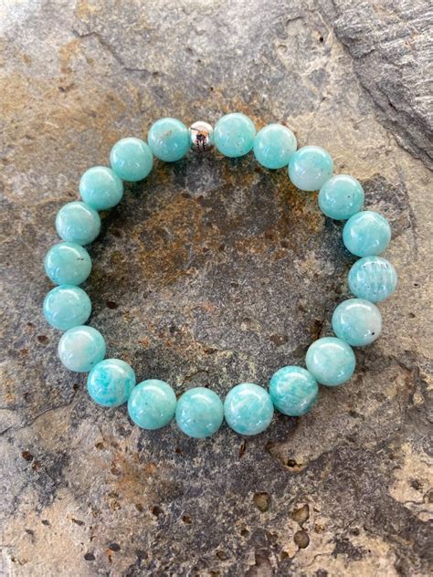 Bracelet En Pierres Naturelles Amazonite