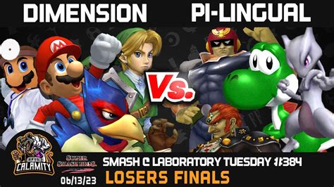 S LT 384 SSBM Singles Dimension Vs Pi Lingual Losers Finals