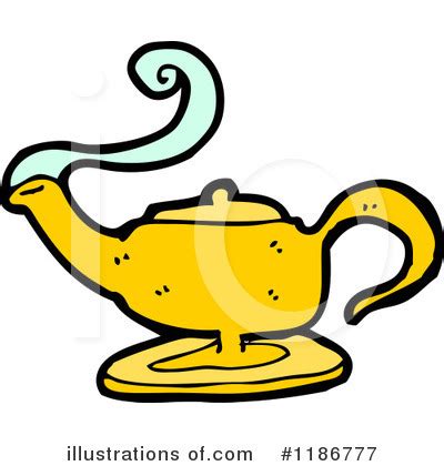 Magic Lamp Clipart #101081 - Illustration by cidepix