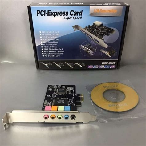 Jual Pcie Sound Card Pci Express Sound Card - Multicolor di Seller ...