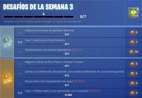 Desafíos De La Semana 3 Temporada 7 Fortnite