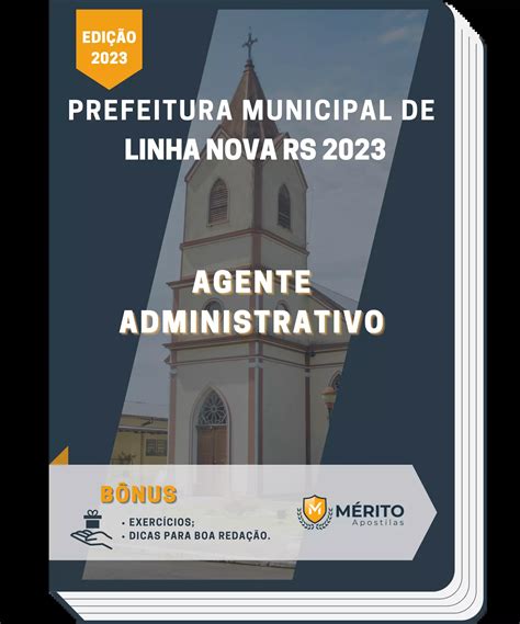 Apostila Agente Administrativo Prefeitura De Linha Nova RS 2023