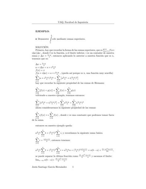 PDF Ejemplo De Sumas De Riemann DOKUMEN TIPS