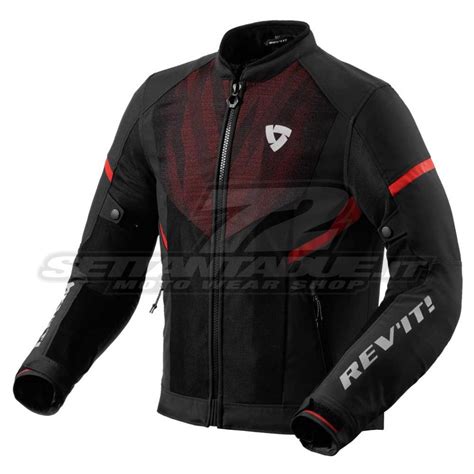 Giacca Moto Rev It Hyperspeed Gt Air Nero Rosso Neon Offerta