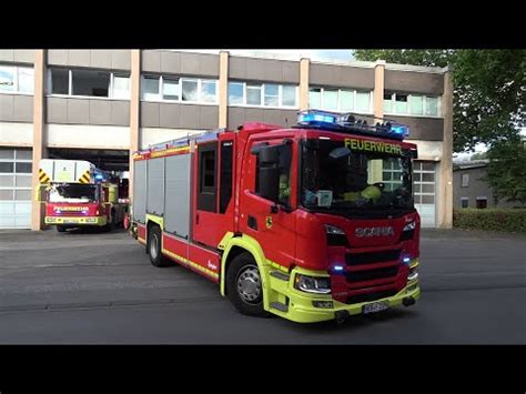 Neues HLF 20 DLK 23 12 Berufsfeuerwehr Herne Feuerwache 2 YouTube