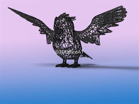 016 Pidgey Pokemon Wiremon Figure 3d Model 3d Printable Cgtrader