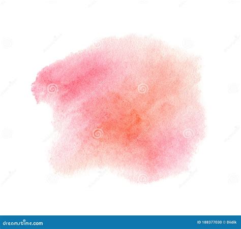 Abstract Pink Watercolor Stain Watercolor Hand Drawn Texture For