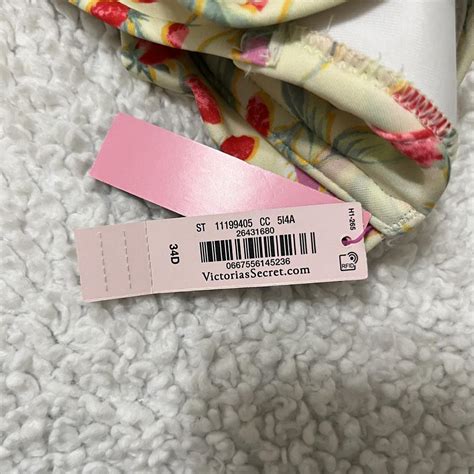 Victorias Secret Strawberry Bikini Top Size Depop