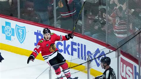 Connor Bedards Ot Heroics Lift Blackhawks Over Jets 2 1 On Tap