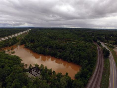 A Look At The Flooding On The Yadkin River Rowan County Weather