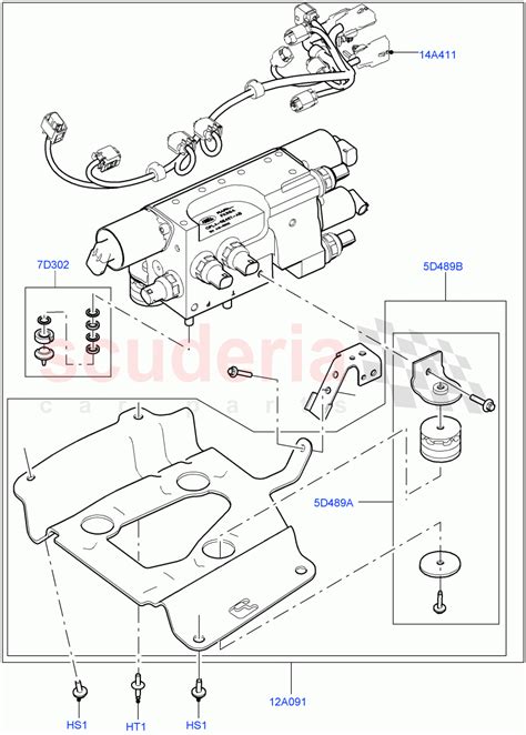 Active Anti Roll Bar System Valve Block With Ace Suspensi Parts