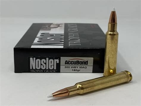 Nosler 300 Rum Ammunition 180 Grain E Tip 20 Rounds