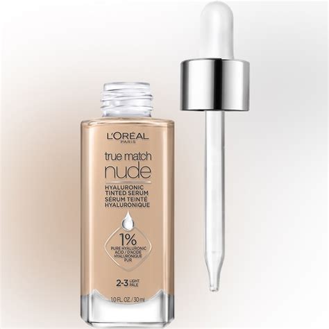 L Oreal Makeup Loreal True Match Nude Hyaluronic Tinted Serum Tan